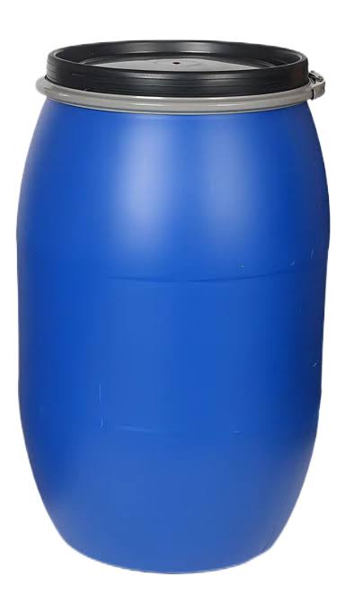 Tonel Plastico 40 galones con Tapadera y cincho
